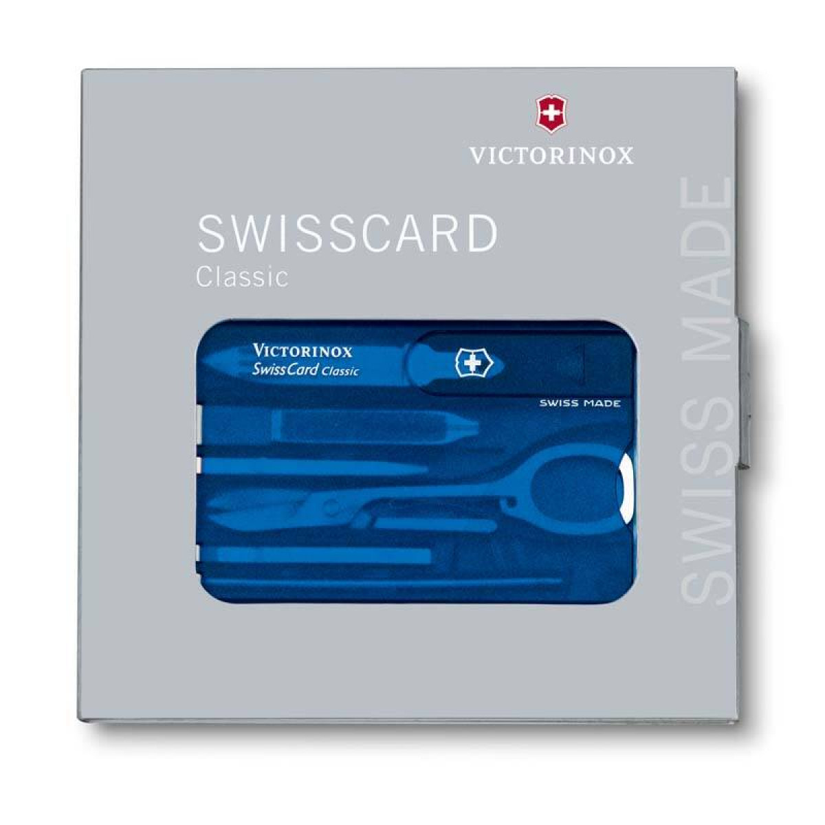Швейцарская карточка Victorinox SwissCard, синяя 2