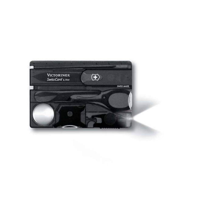 Швейцарская карточка Victorinox SwissCard Lite, черная