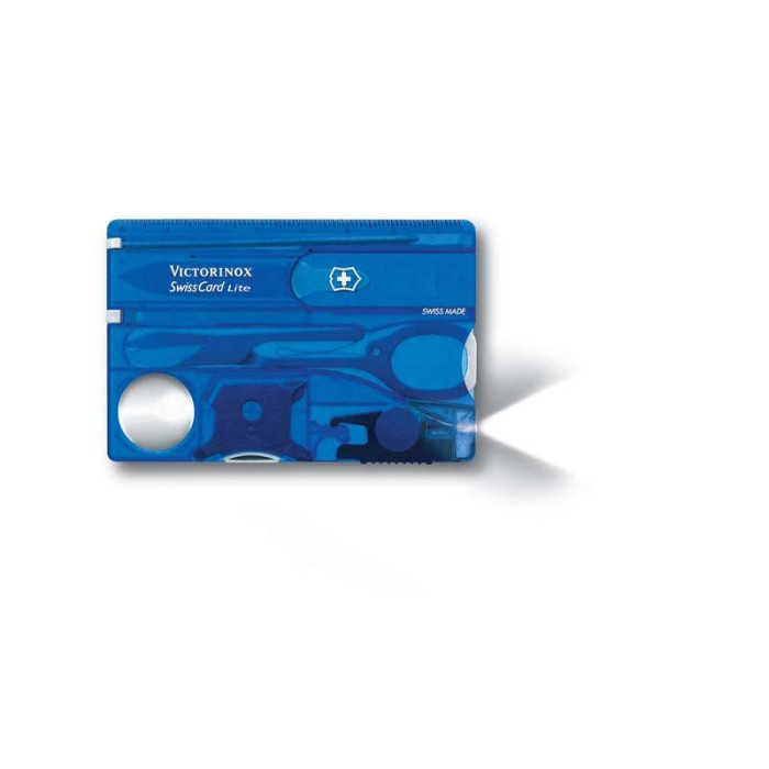 Швейцарская карточка Victorinox SwissCard Lite, синяя
