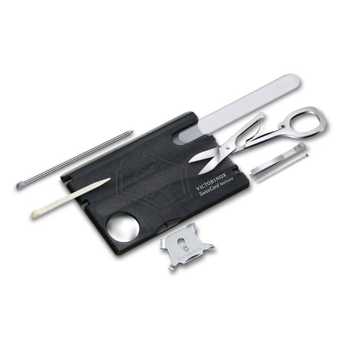 Швейцарская карточка Victorinox SwissCard Nailcare, черная 1