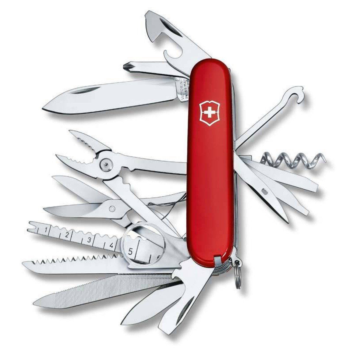 Нож Victorinox SwissChamp, 91 мм, 33 функции, красный 2