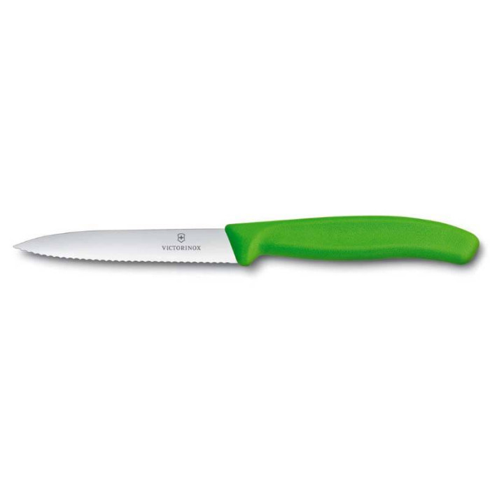 Нож для овощей Swiss Classic 10 см с серейторной заточкой VICTORINOX 6.7736.L4