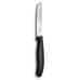 Нож Victorinox для томатов и сосисок, лезвие 11 см волнистое, черный 6.7833