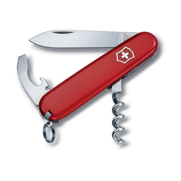 Нож Victorinox Waiter, 84 мм, 9 функций, красный