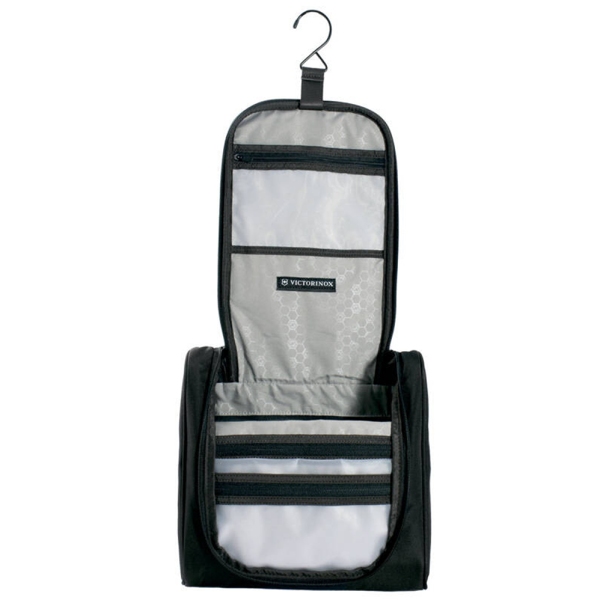 Несессер Victorinox с крючком и карманом-органайзером, черный, 27x9x27 см, 6 л 2