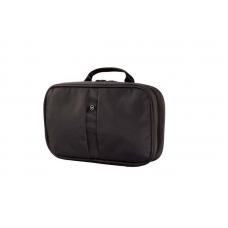 Несессер Victorinox Zip-Around Travel Kit, 3 отделения, черный, 28x8x18 см, 4 л