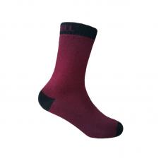 Водонепроницаемые носки детские DexShell Ultra Thin Children Socks L (20-22 см), бордовые