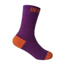 Водонепроницаемые носки детские DexShell Ultra Thin Children Socks S (16-18 см), пурпурный