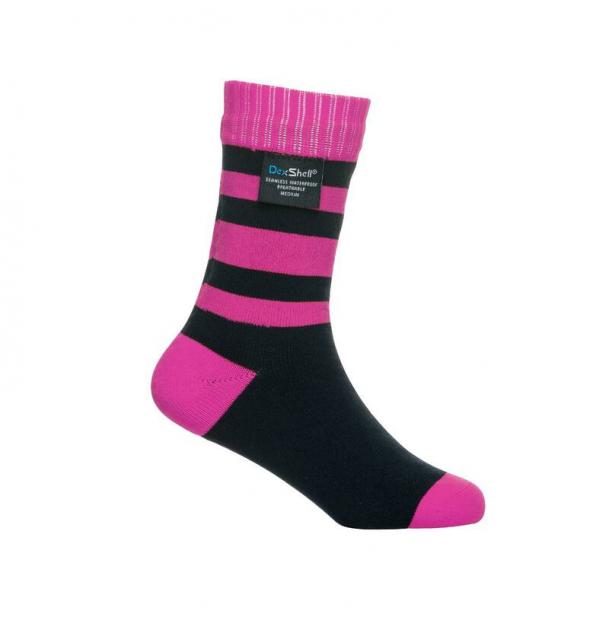 Водонепроницаемые носки детские DexShell Waterproof Children Socks M (18-20 см) розовые DS546PKM