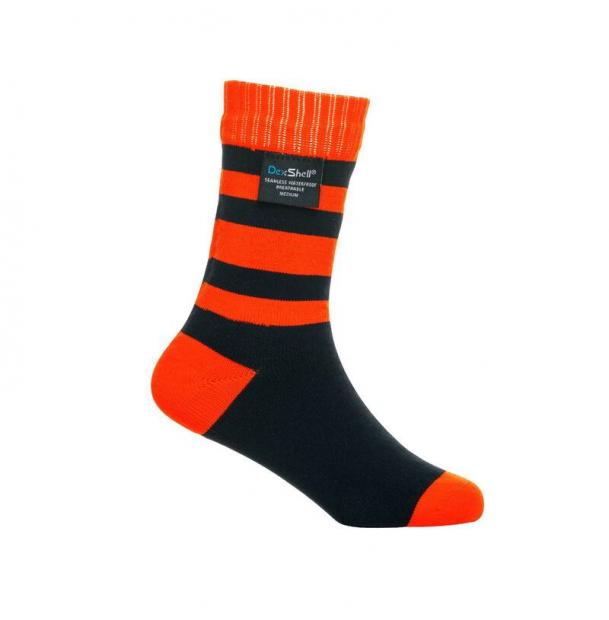 Водонепроницаемые носки детские DexShell Waterproof Children Socks S (16-18 см) оранжевые DS546TRS