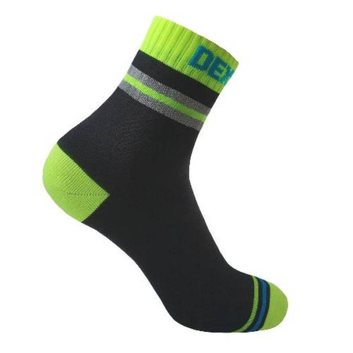 Водонепроницаемые носки DexShell Pro visibility Cycling XL (47-49) Зеленая полоска
