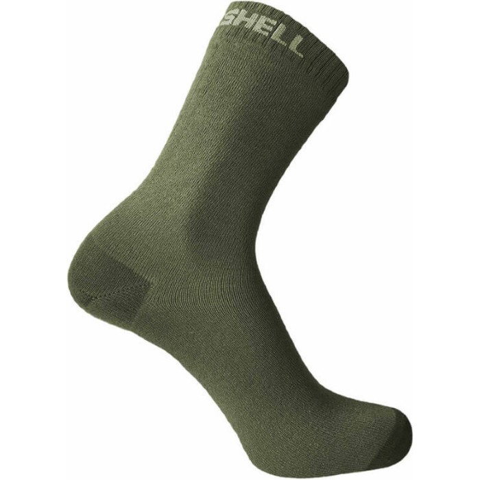Водонепроницаемые носки DexShell Ultra Thin Crew S (36-38), оливковый зеленый