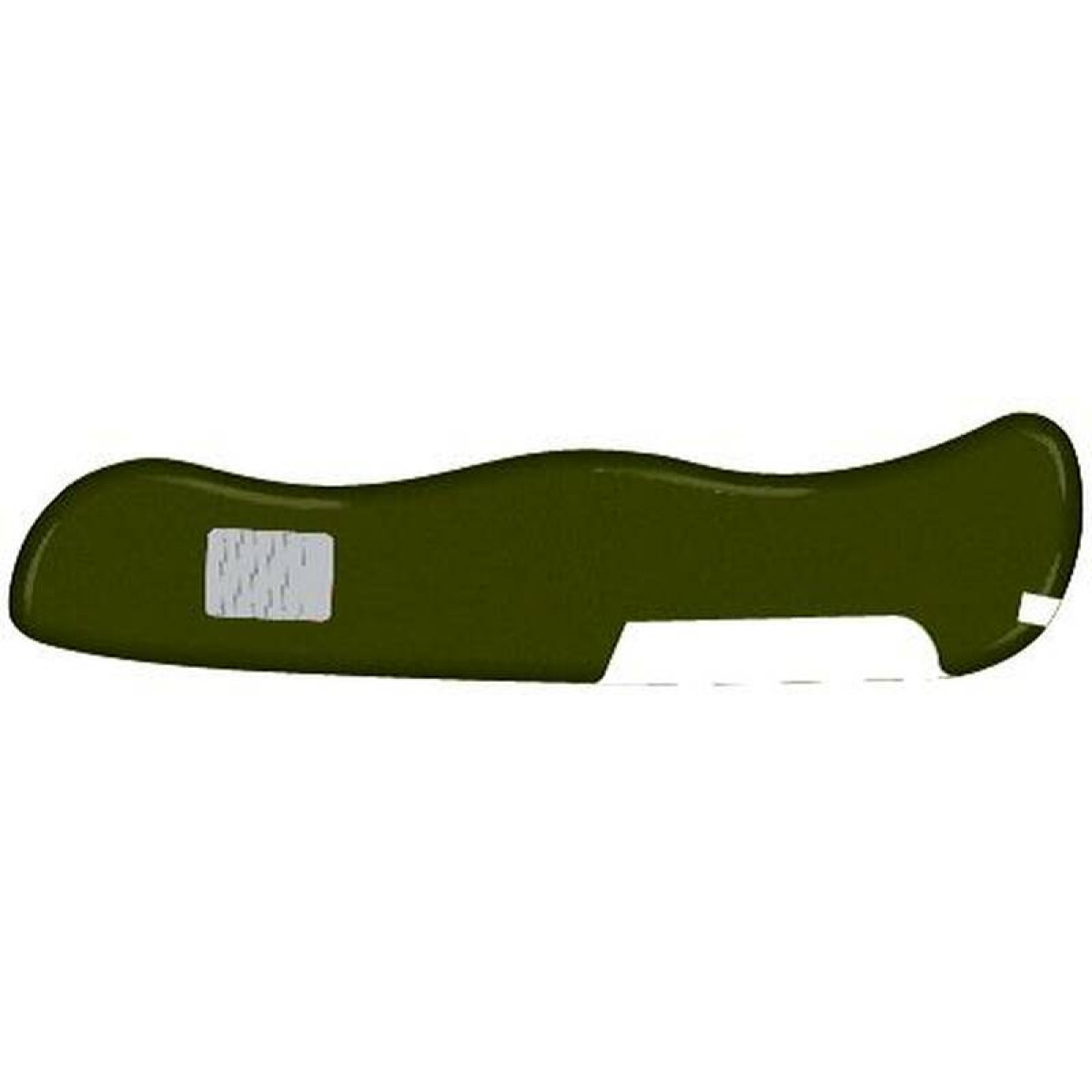 Задняя накладка для ножей VICTORINOX 111 мм c фиксатором slider lock, нейлоновая, зелёная 1