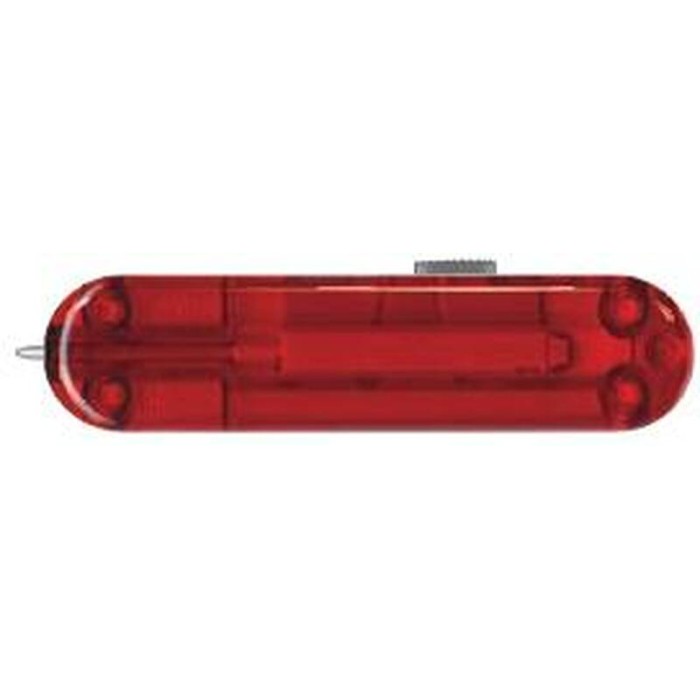 Задняя накладка для ножей VICTORINOX 58 мм, пластиковая, полупрозрачная красная