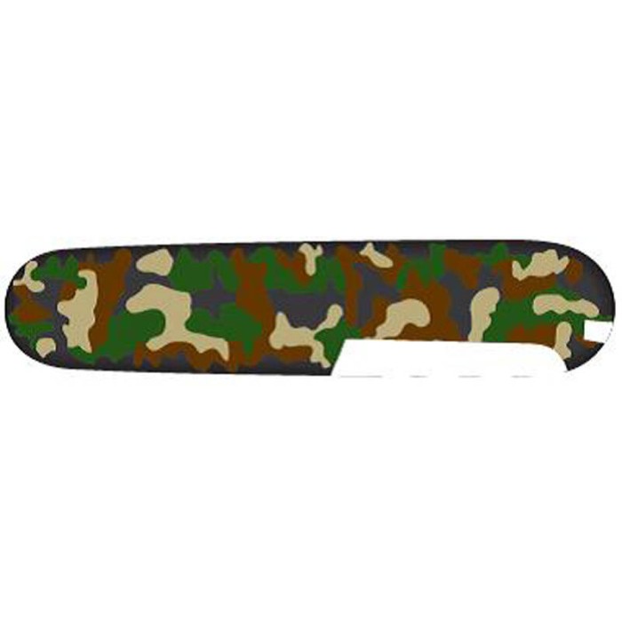 Задняя накладка для ножей VICTORINOX 91 мм зелёный камуфляж