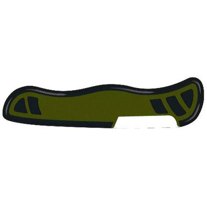 Задняя накладка для ножей VICTORINOX Swiss Soldier's Knife 08 111 мм, нейлоновая, зелёно-чёрная