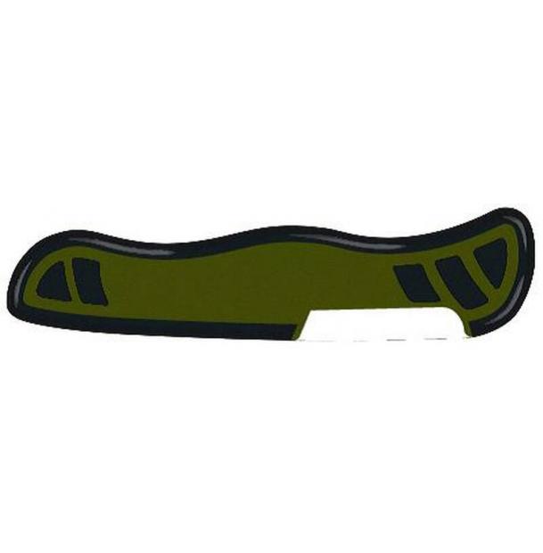 Задняя накладка для ножей VICTORINOX Swiss Soldier's Knife 08 зелёно чёрная 111 мм C.8334.C2.10