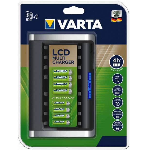 Зарядное устройство VARTA LCD Multi Charger 57671