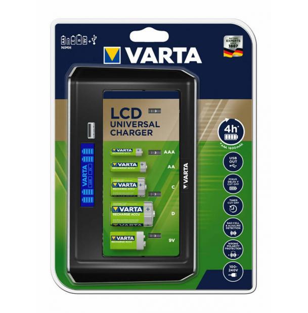 Зарядное устройство VARTA LCD Universal Charger 57678