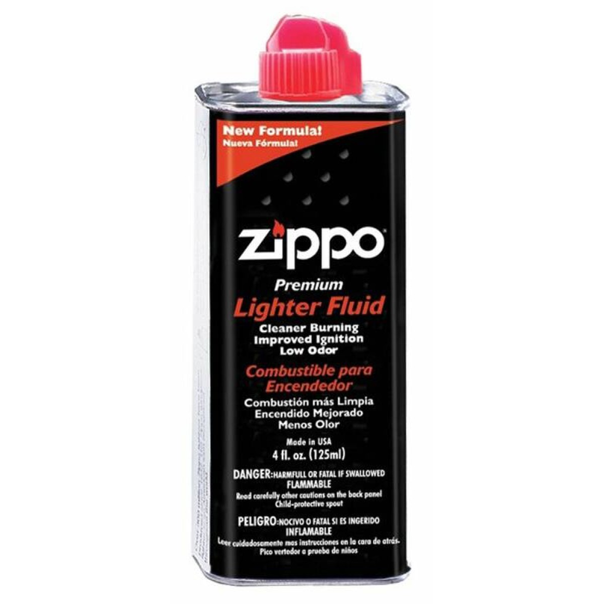 Зажигалка Brushed Chrome ZIPPO + Топливо, 125 мл ZIPPO 4