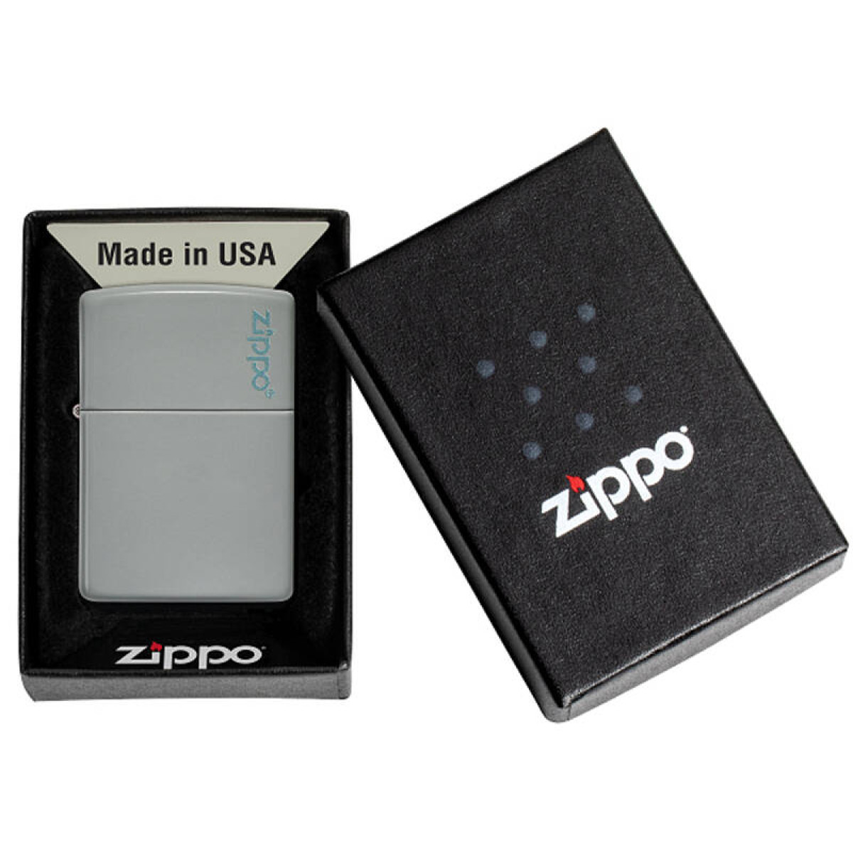 Зажигалка Classic Flat Grey Zippo 49452ZL 12
