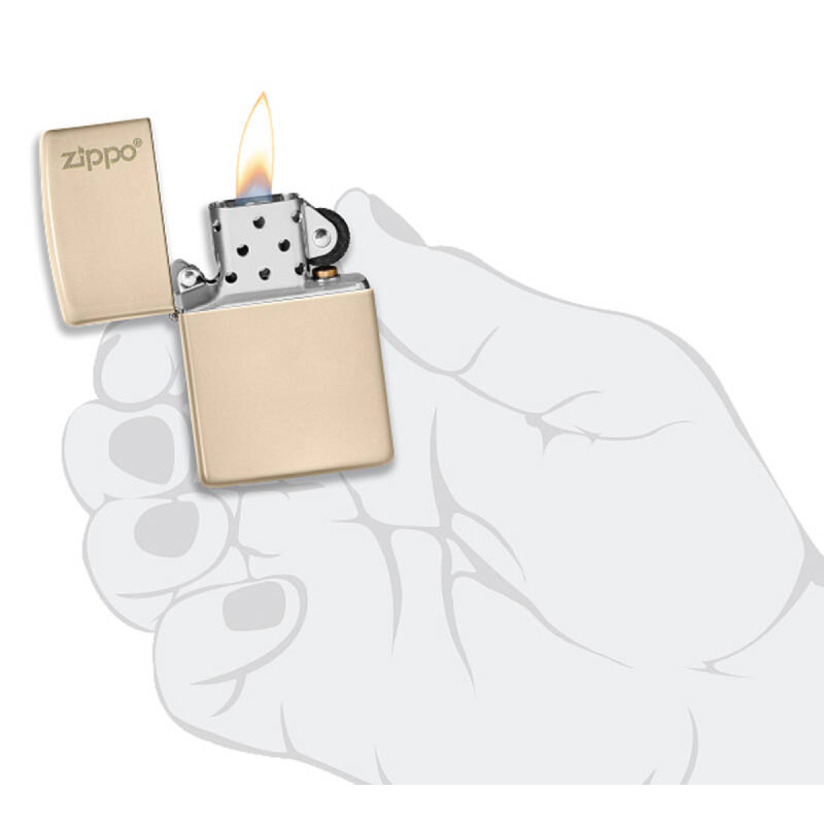 Зажигалка Classic Flat Sand Zippo 49453ZL 3