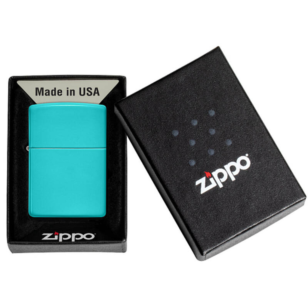 Зажигалка Classic Flat Turquoise Zippo 49454 12