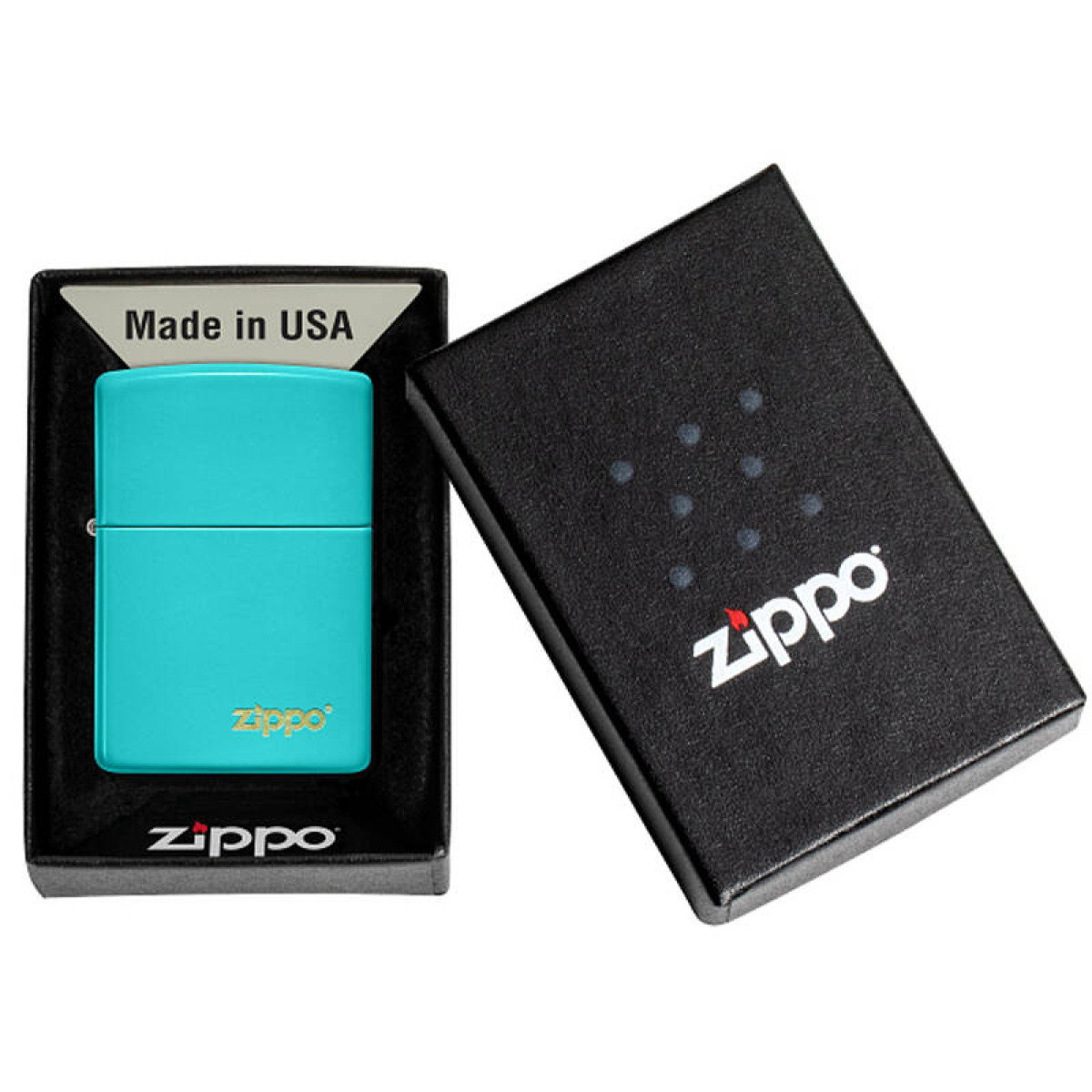 Зажигалка Classic Flat Turquoise Zippo 49454ZL 11