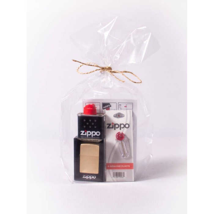 Набор из зажигалки Zippo 29830 c топливом 125 мл и кремнями