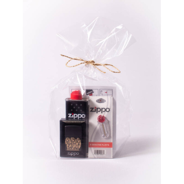 Набор из зажигалки 29409 Zippo c топливом 125 мл и кремнями
