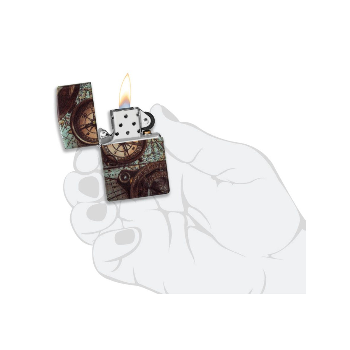 Зажигалка Compass Design ZIPPO 49916 10