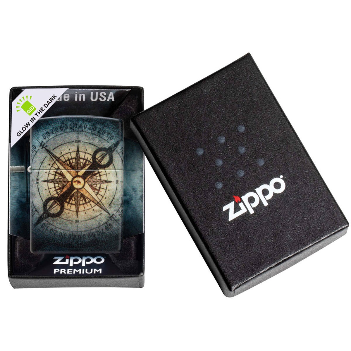 Зажигалка Compass Ghost ZIPPO 48562 3