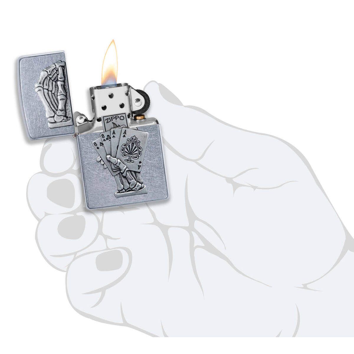 Зажигалка Dead Mans Hand ZIPPO 49536 3