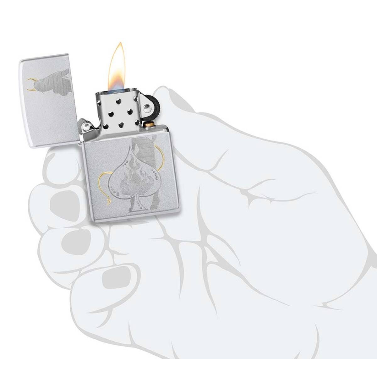 Зажигалка Devilish Ace ZIPPO 48658 2