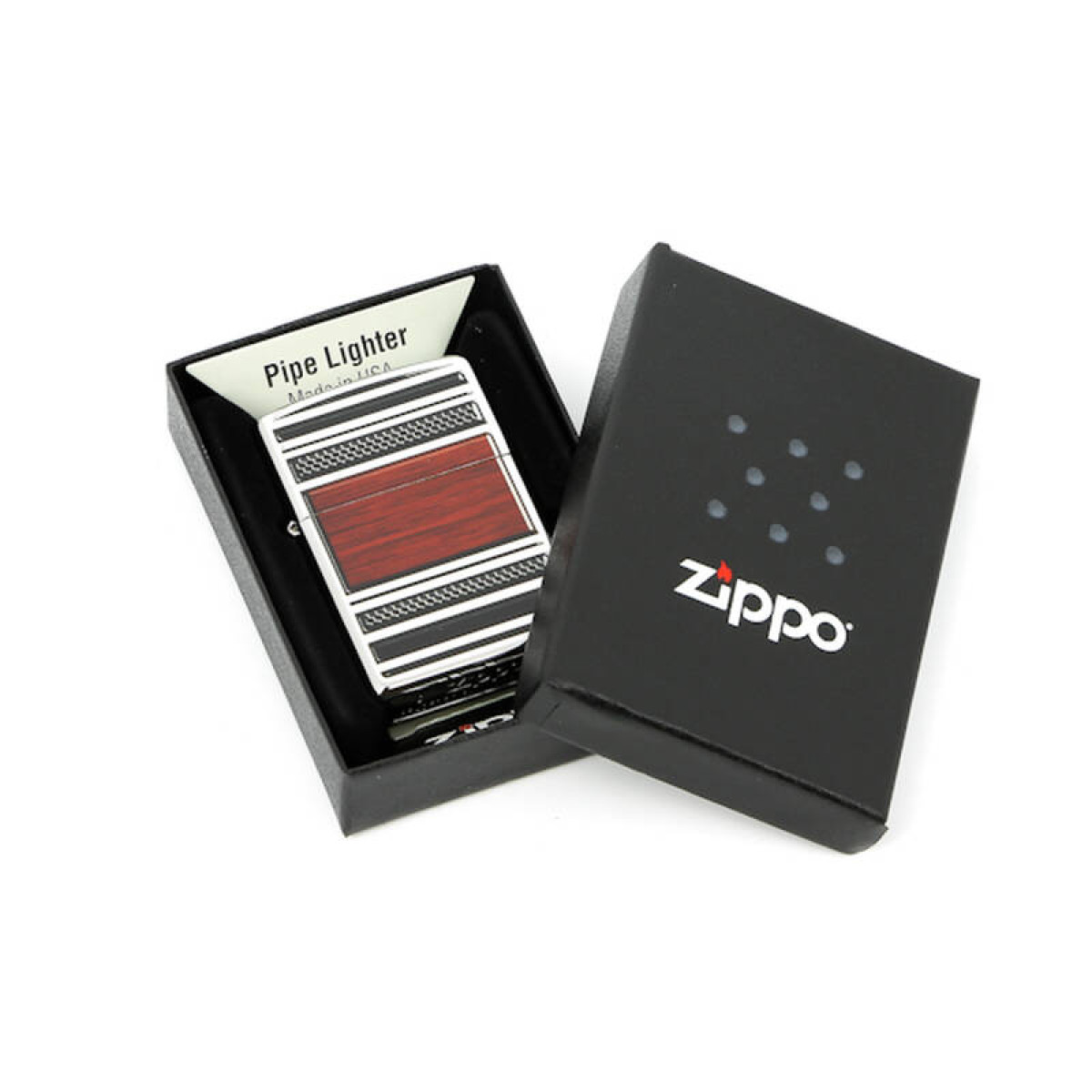 Зажигалка для трубок ZIPPO Pipe High Polish Chrome мм 2