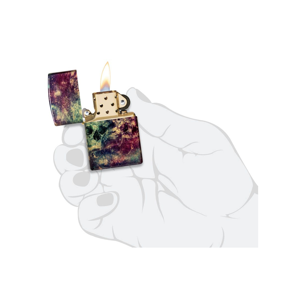 Зажигалка Galaxy Skull ZIPPO 46147 9