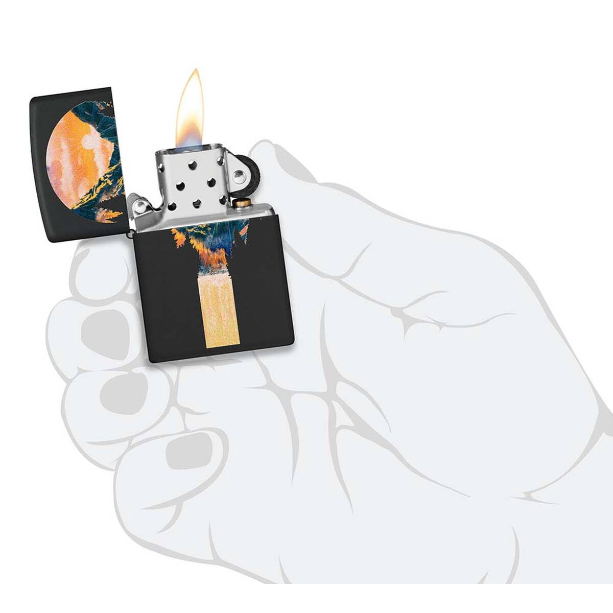 Зажигалка Mountain Waterfall ZIPPO 48676 4