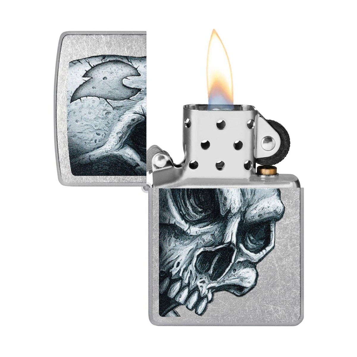 Зажигалка Skull and Flame ZIPPO 46587 4
