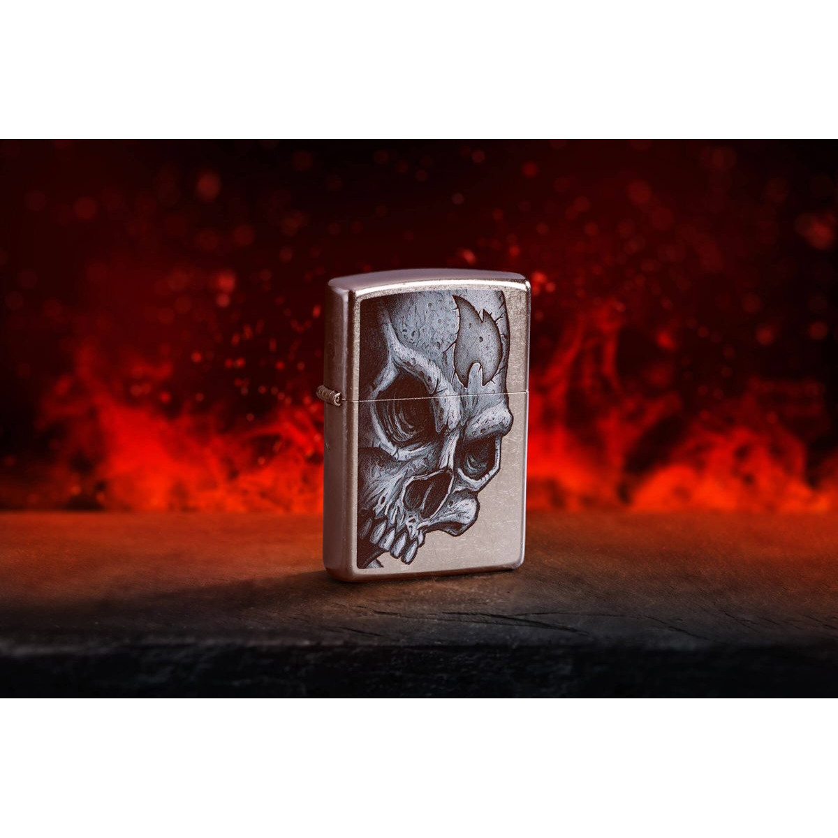 Зажигалка Skull and Flame ZIPPO 46587 5