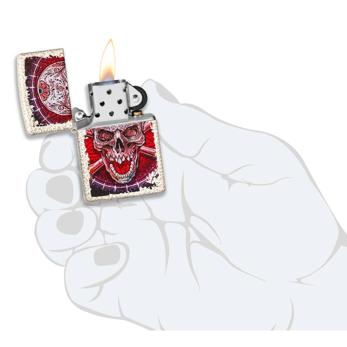 Зажигалка Skull Design ZIPPO 49410 6