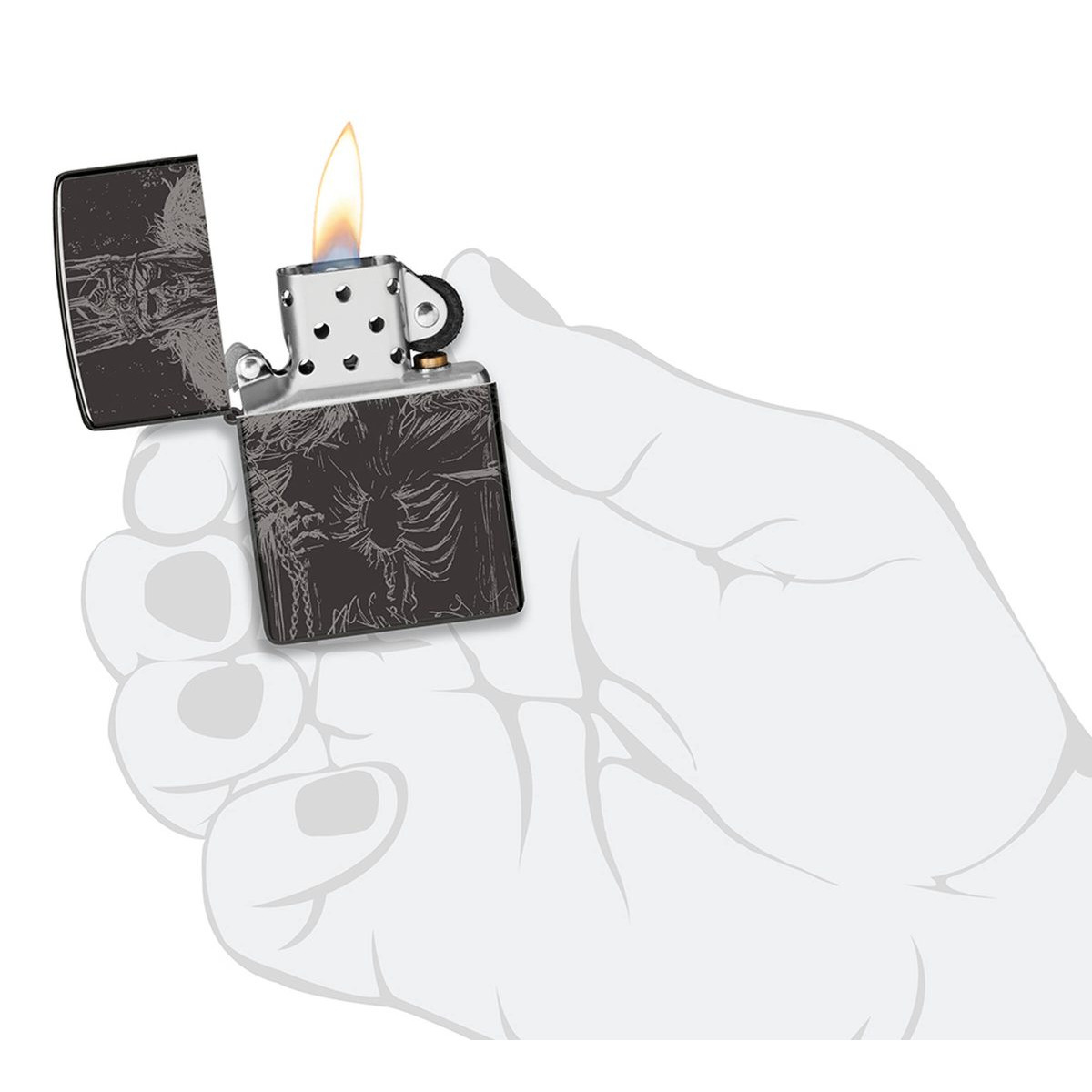 Зажигалка Skull King ZIPPO 46139 11