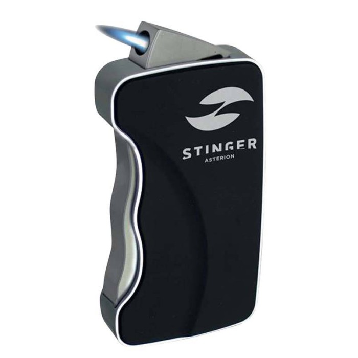 Зажигалка Stinger газовая Asterion черная