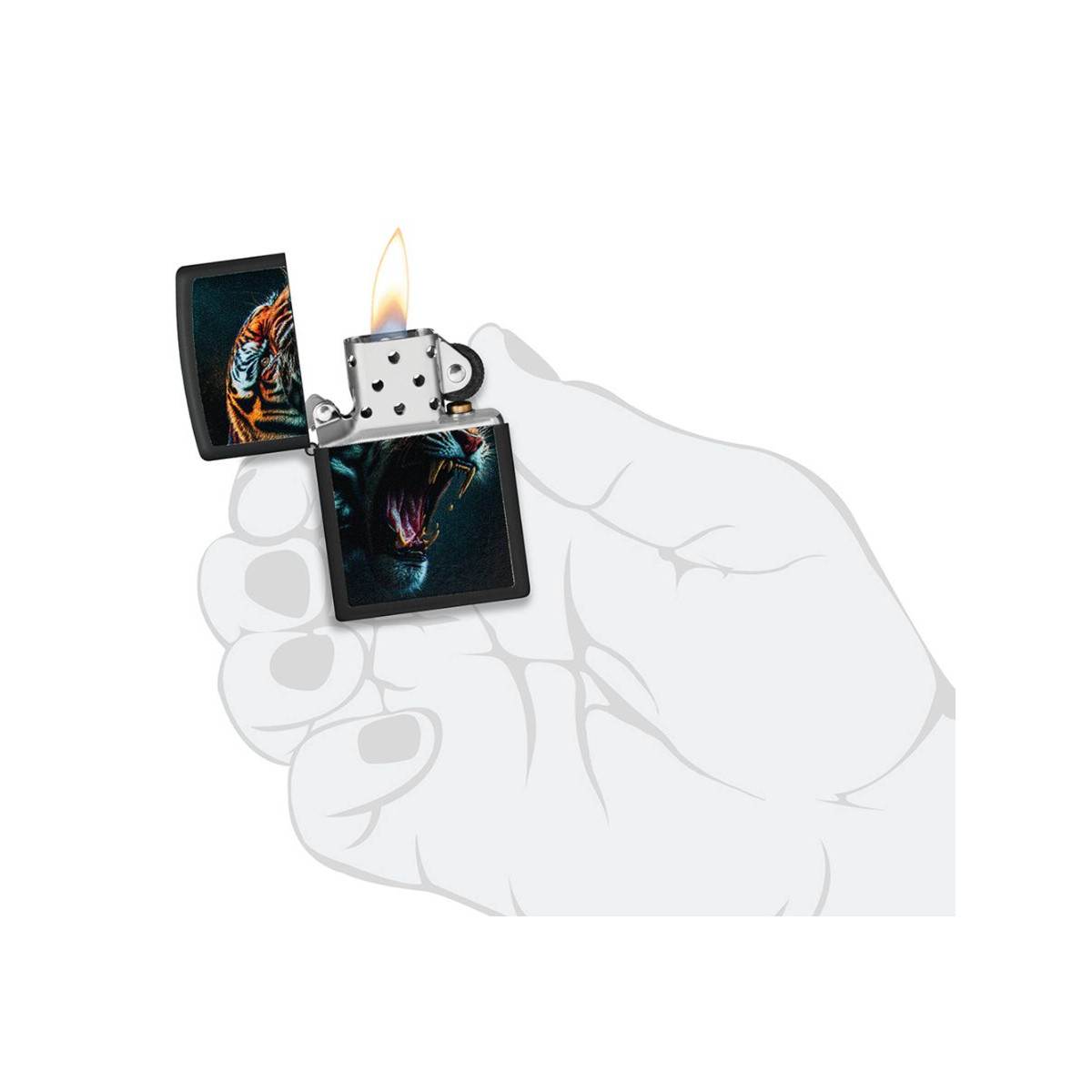 Зажигалка Tiger Roar ZIPPO 46241 6