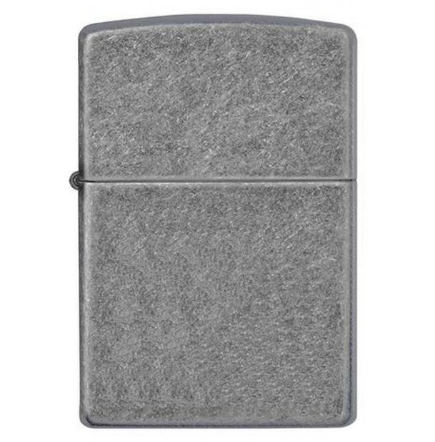 Зажигалка Zippo 121FB Antique Silver Plat + топливо и кремни в подарочной коробке 121FB-n