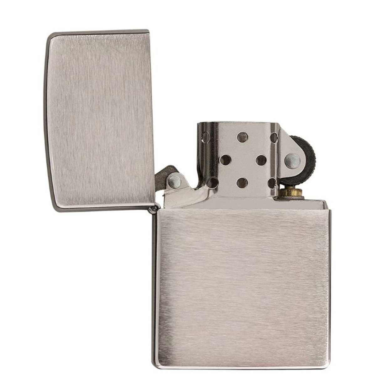 Зажигалка Zippo 162 Armor Brushed Chrome + топливо и кремни в подарочной коробке 3