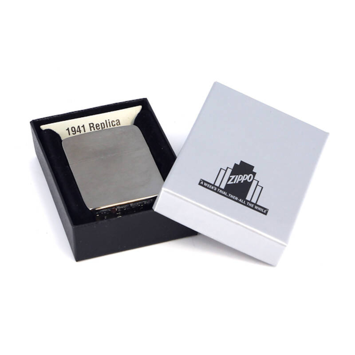 Зажигалка ZIPPO 1941 Replica Black Ice 4