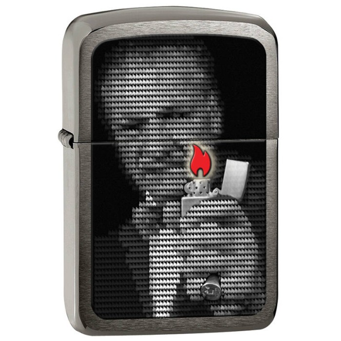 Зажигалка ZIPPO 1941 Replica Black Ice