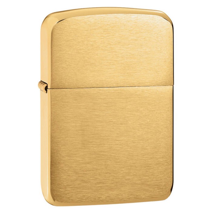 Зажигалка ZIPPO 1941 Replica Brushed Brass