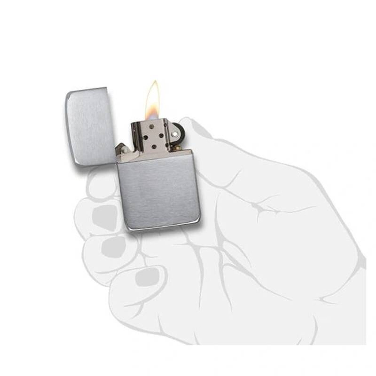 Зажигалка Zippo 1941 Replica + оригинальное топливо 125 мл 4