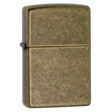 Зажигалка Zippo 201FB Anitque Brass + топливо и кремни в подарочной коробке